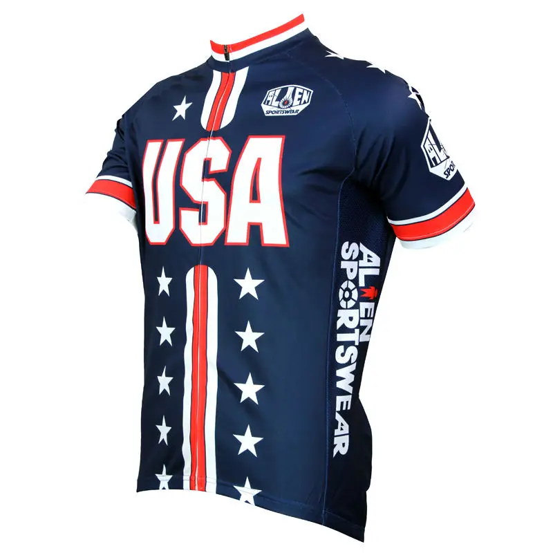 2018 Pro Full zipper Cycling Jersey Comfortable Sleeve Bike/Bicycle Shirt USA Flag ropa SportsWear Clothing | Спорт и развлечения