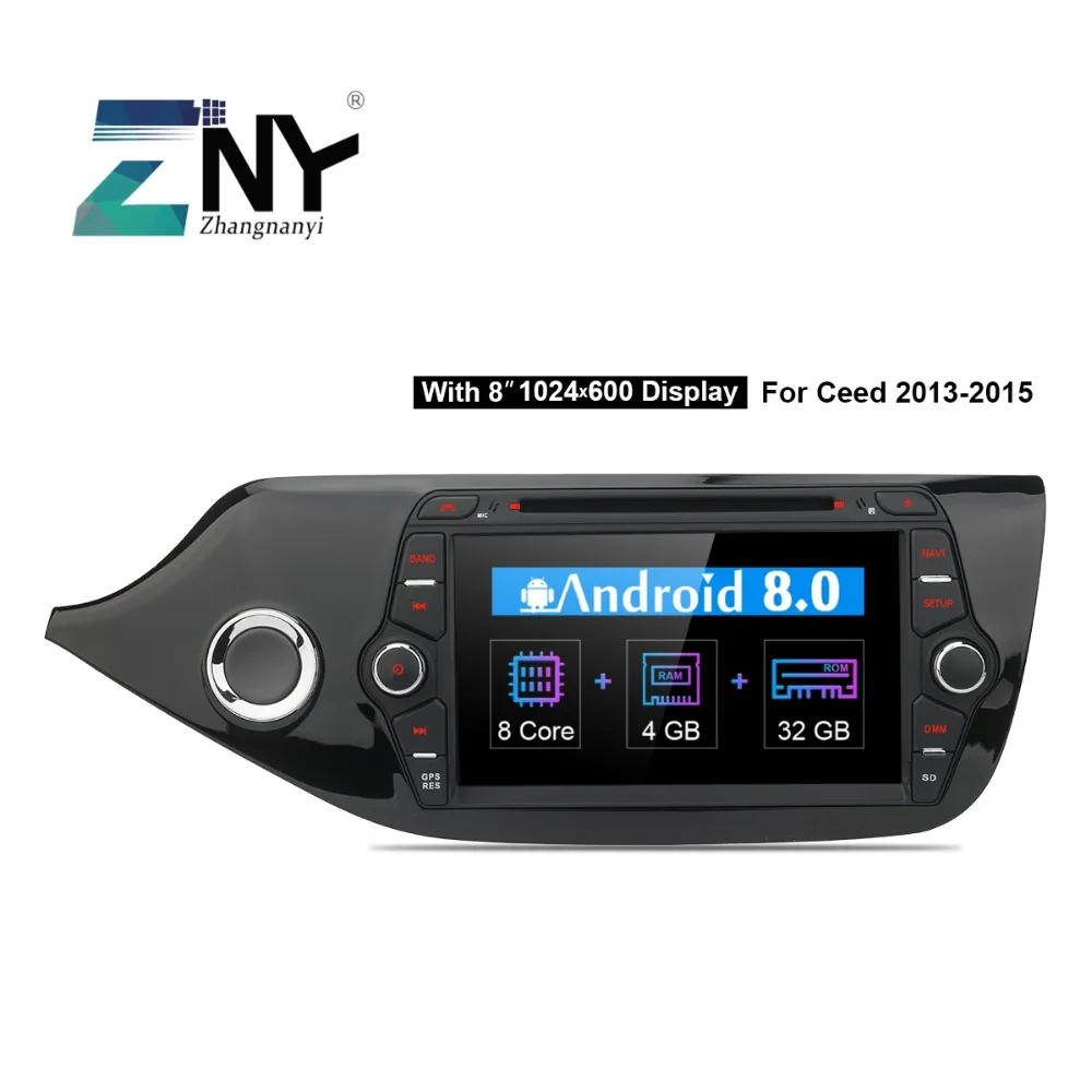 8 "ips Android 0 автоматическое радио gps для Kia Ceed 2013 2014 2015 2016 2017 DVD плеер автомобиля FM