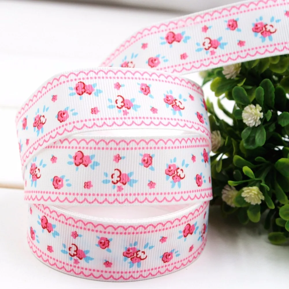 

OOOT BAORJCT 17225141 , 25mm 9 Color choose Cartoon Ribbons Printed grosgrain Wedding Accessories DIY handmade materials Gift