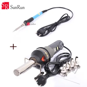 Хит! Паяльная станция 220 В, 450 Вт, 8018 ЖК-дисплей, регулируемый Электрический паяльник с термофеном + 60 Вт, с регулируемой температурой