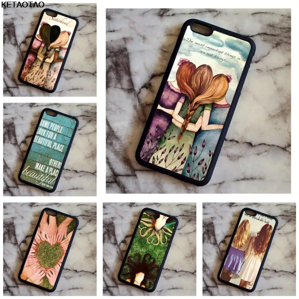 KETAOTAO Darling You Ll Be Oak best friends чехлы для телефонов iPhone 4S 5C SE 5 5S 6 6S 7 8 Plus X Чехол Мягкий ТПУ