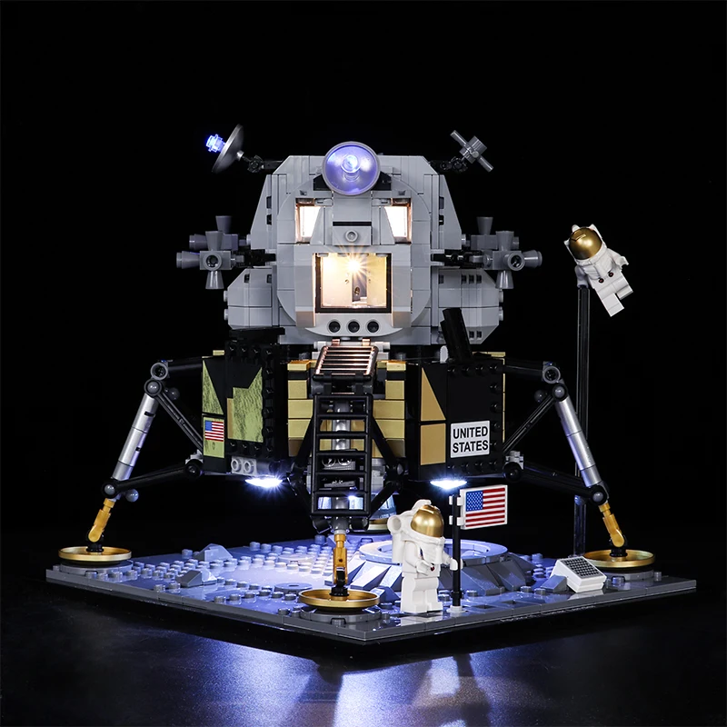 Vonado Light DIY серия для Lego 10266 Apollo 11 Moon посадочный ящик светодиодный комплект
