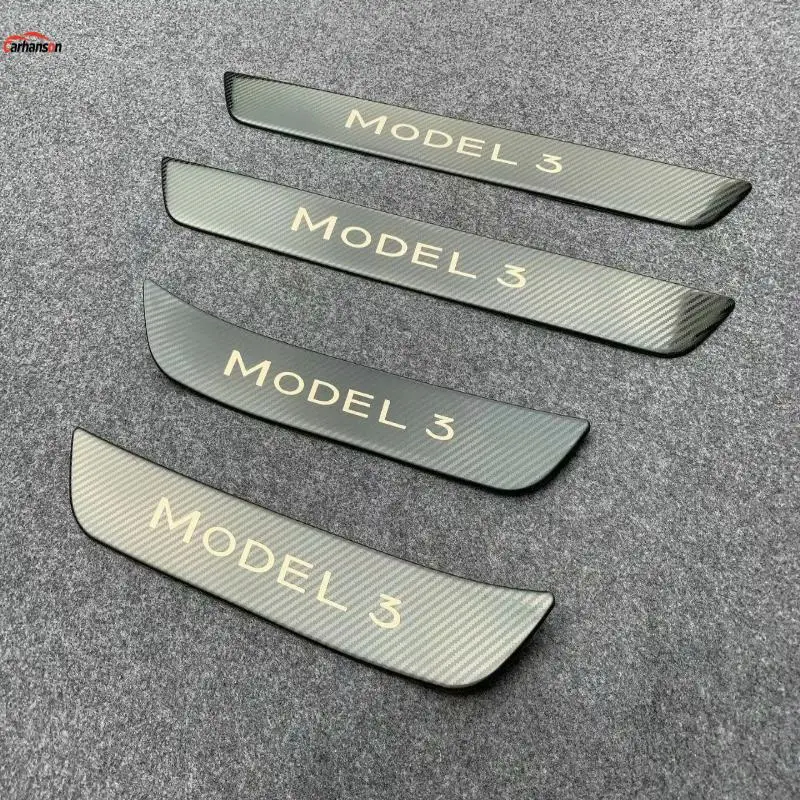 Автомобильные аксессуары Стайлинг для Tesla Model 3 2017 2019 хромированная защитная