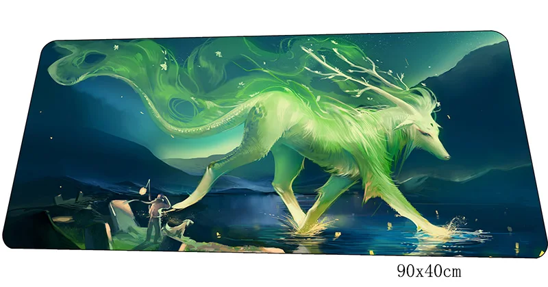 Size 900x400X2MM Коврик для мыши с мифическими созданиями, большой игровой коврик для мыши 900x400x2 мм, коврик для мыши, лучший игровой коврик для мыши, коврик для мыши, аксессуары для мыши - Цвет: Size 900x400X2MM