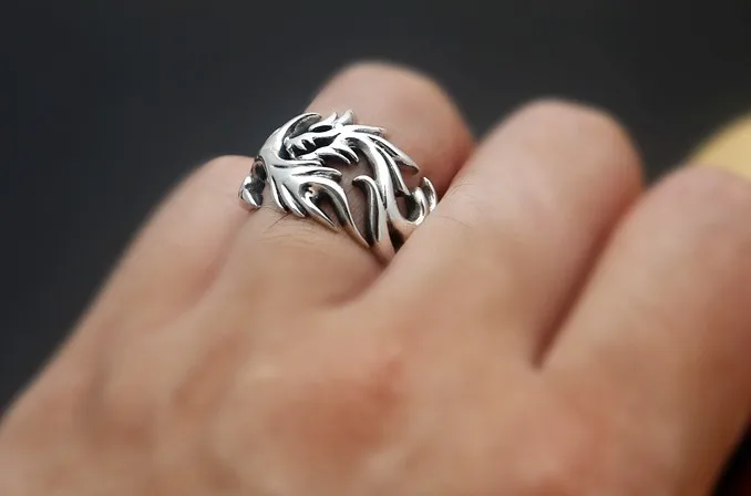 

Adjustable Rings For Man Sterling Silver 925 Jewelry Thai Silver Ring