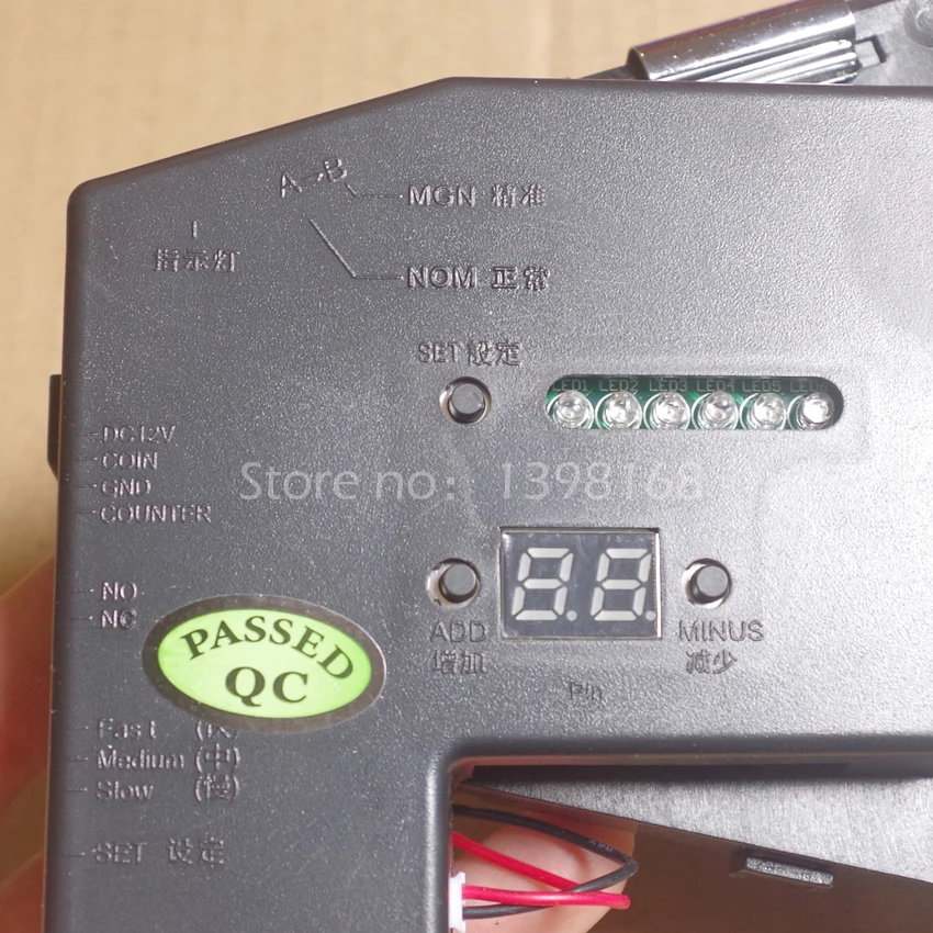 2017 Multi акцептор селектора монет для 5 разных поддержка мультисигнального выхода 1