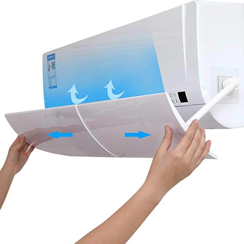 

Anti Direct Blowing Retractable Air Conditioner Shield Cold Air Conditioner Wind Deflector Baffle Easy to install without conden