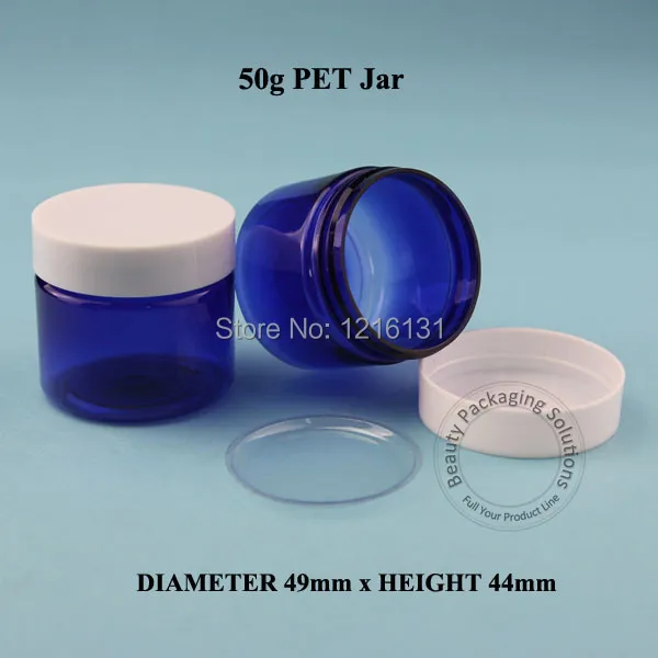 Пластиковая банка для крема домашних животных 50 шт. г пустая бутылка маски лица