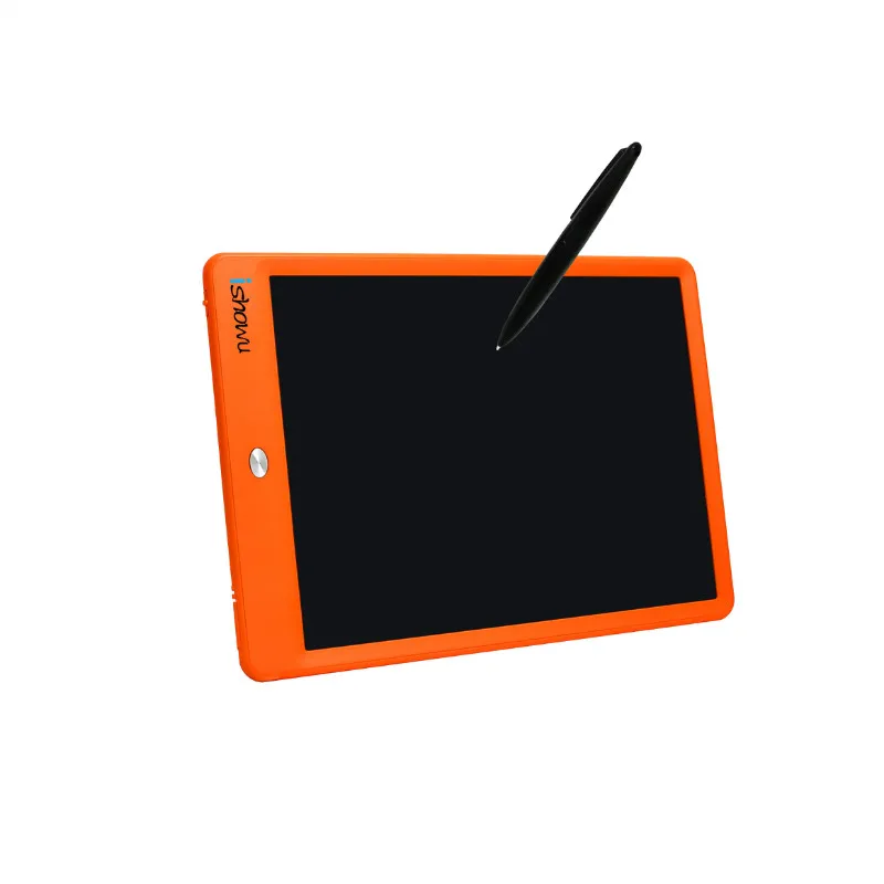 Оранжевый 10 ''lcd красочная ультратонкая доска для записей, доска для записей, портативная электронная доска для рисования, планшет, цифровая графическая доска для рисования - Цвет: Оранжевый