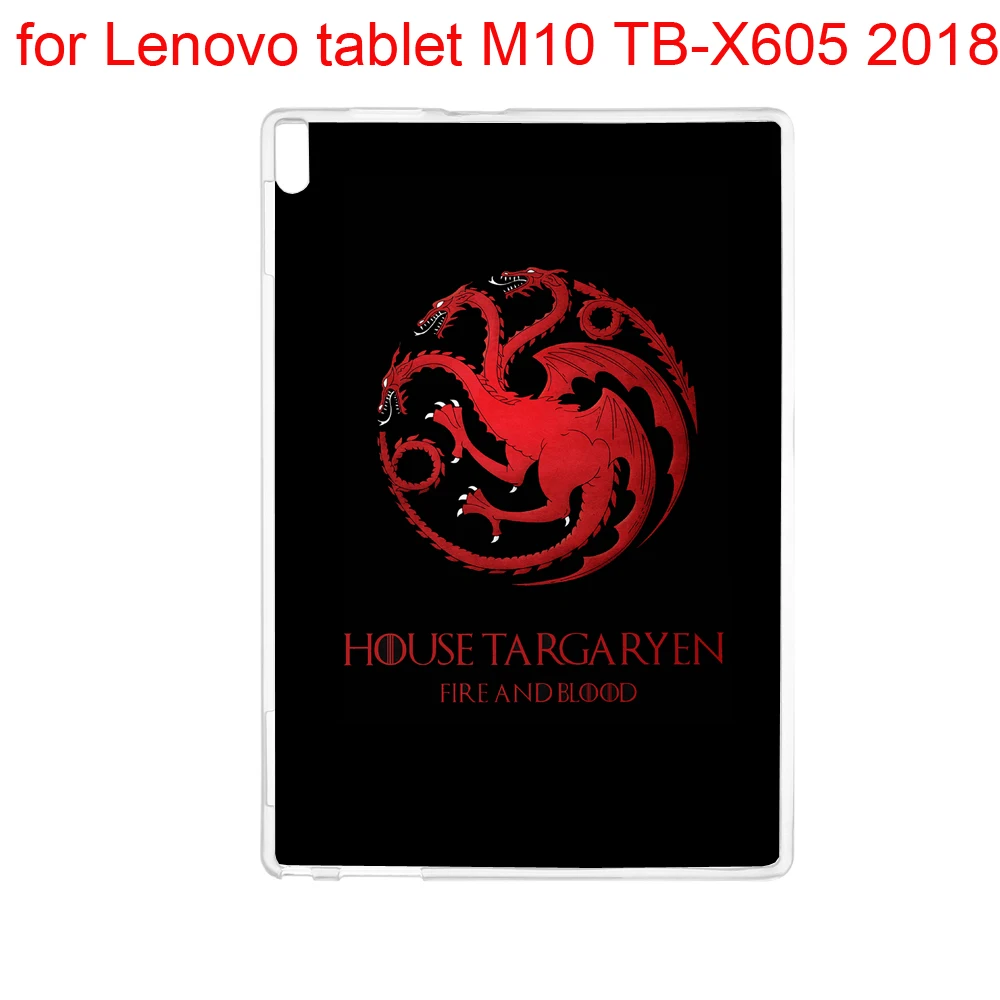 Планшетный чехол для lenovo Tab E7 E8 M10 P10 TB 7104F 8304F X605 X705 7 'Ǝ'' 10 ''мягкий из ТПУ с