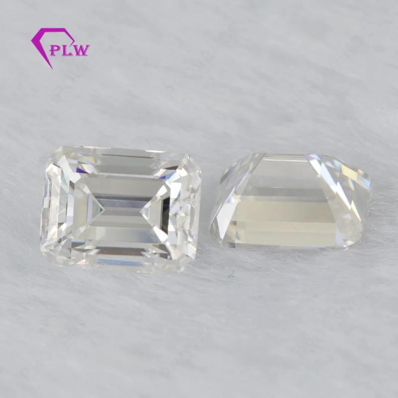 Драгоценный камень по Заводской Цене Изумрудный Муассанит 1 карат GH цвет 3ex VVS для