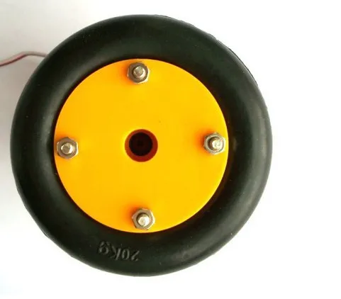 Новый 360 градусов рулевого управления + колесо эквивалентно DC мотор шестерни шины