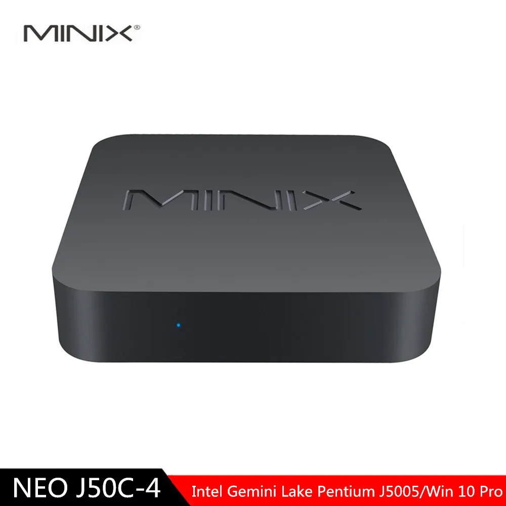 Minix NEO J50C-4 мини-ПК Intel Gemini Lake Pentium J5005 Windows 10 Pro 4 ГБ/32 ГБ+ 128 Гб SSD расширяемый ТБ WiFi BT4.1 телеприставка