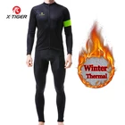 Зимняя одежда для велоспорта X-TIGER, комплекты тепловых флисовых футболок для велоспорта, Мужская велосипедная куртка, Мужская одежда для велоспорта Ropa Ciclismo 2022