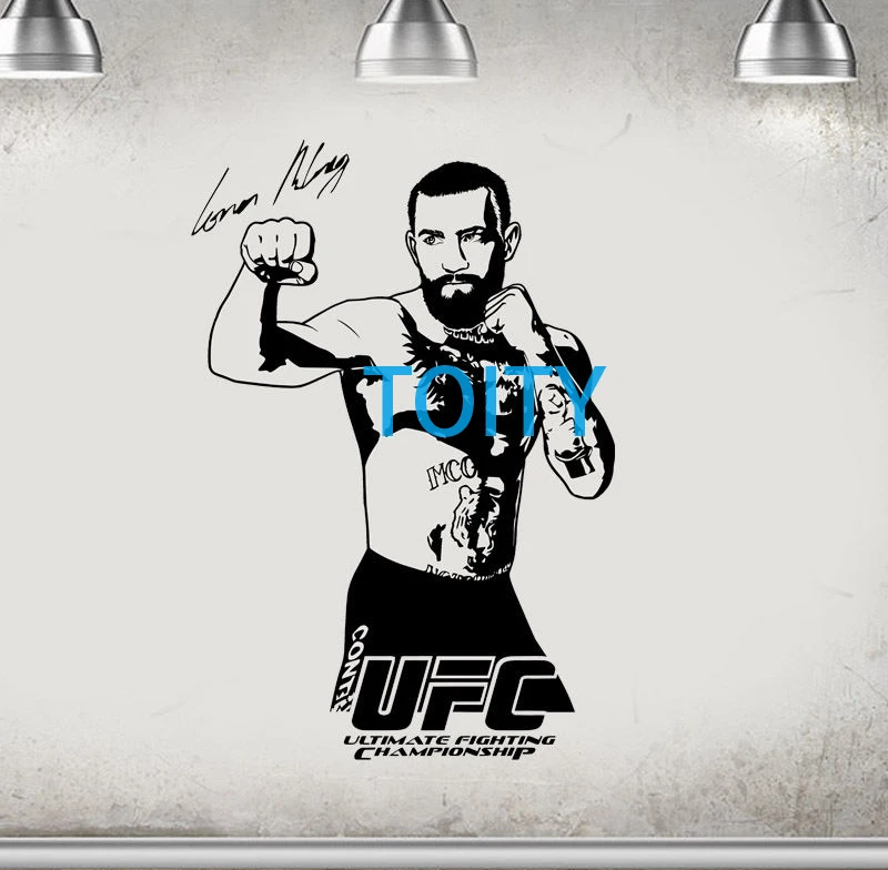 10 видов конструкций Conor McGregor стикер на стену ММА Бой Бокс виниловая наклейка UFC