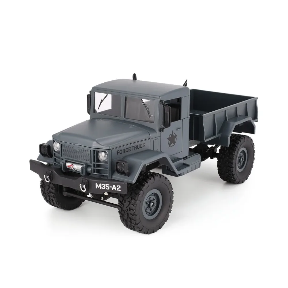 FY001A/B 2 4 ГГц 1/16 4WD внедорожный Радиоуправляемый Военный грузовик альпинист