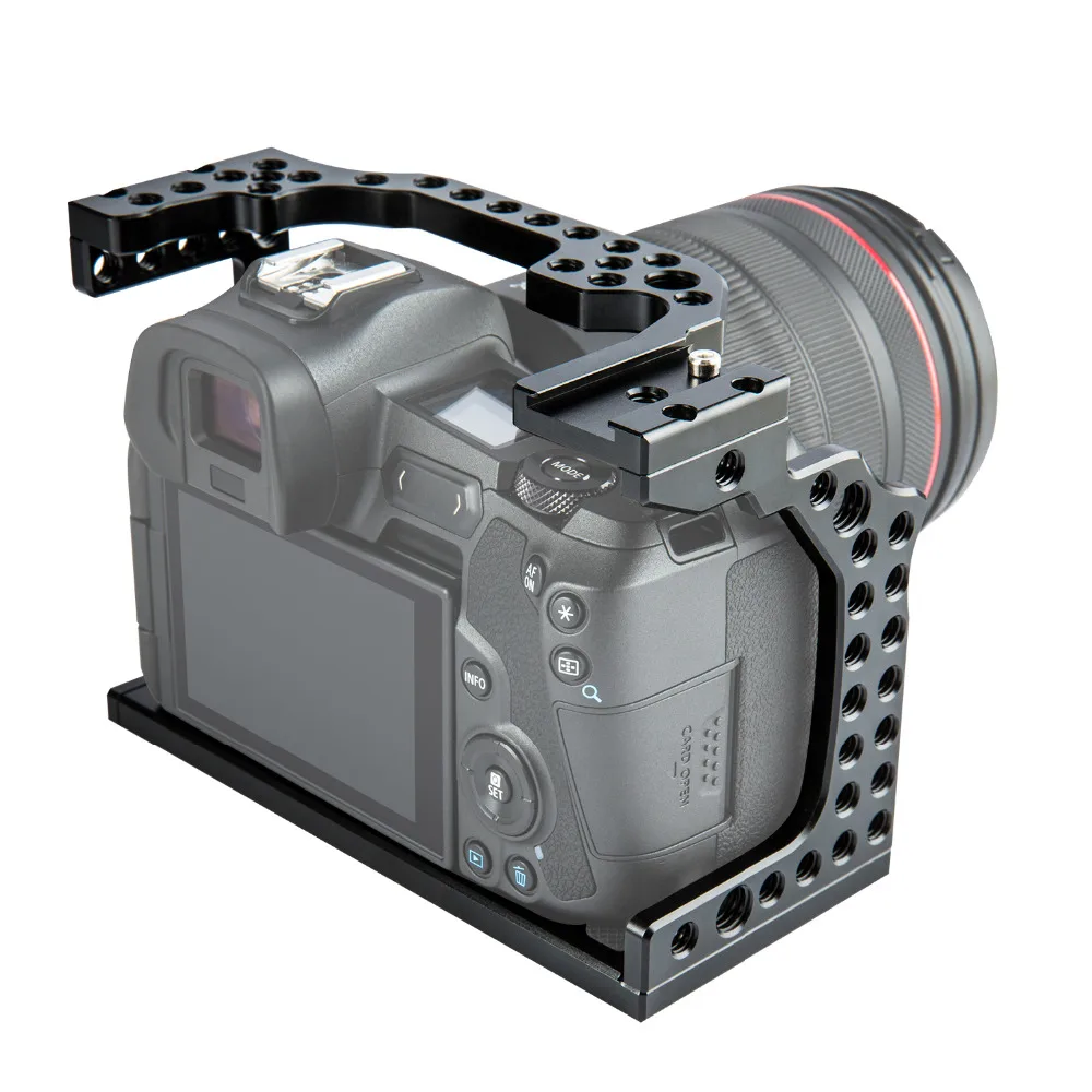 Алюминиевый сплав камера клетка видео фильм Rig Стабилизатор для Canon EOS R полный