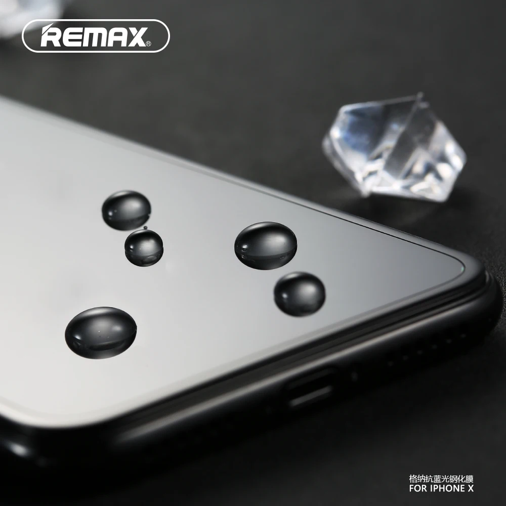 Remax анти-синий луч 3D полное покрытие закаленное стекло для iPhone X/XS экран протектор изогнутый круглый край экран пленка