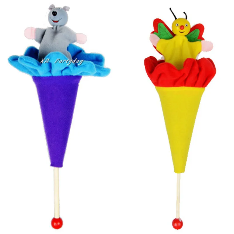 Классические выдвижные игрушки в виде животных для игры прятки детские куклы