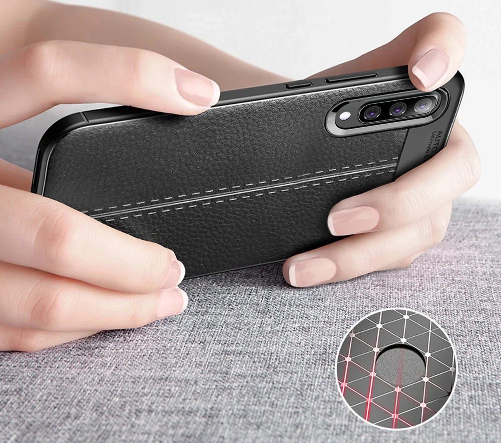 Чехол для samsung Galaxy A50 A40 A30 A20 A70 Чехол Броня бампер кожаный силиконовый чехол матовый мягкий термополиуретан чехол для телефона Fundas