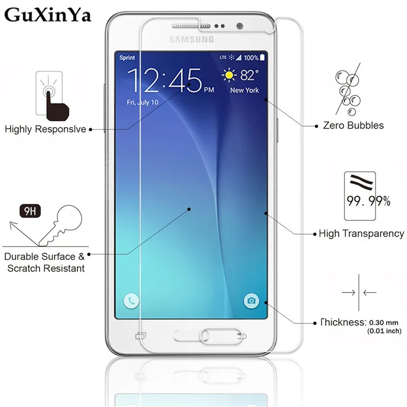 Закаленное стекло для Samsung Galaxy S5 2 шт. Защитное экрана с защитой от царапин