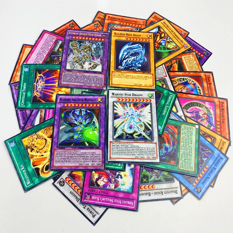 60 шт. YuGiOh редкая Бесконтактная карта Exodia волшебница Египетский Бог обелиска