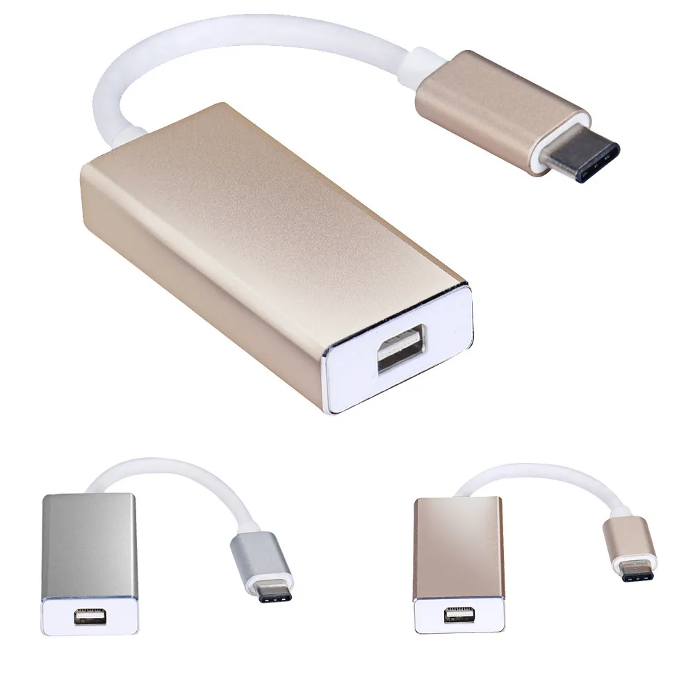 Для Macbook USB 3 1 Type C к Mini DisplayPort DP 1080P HDTV Кабель-адаптер для Surface Pro 4/Новый Chromebook Pixel Type-C