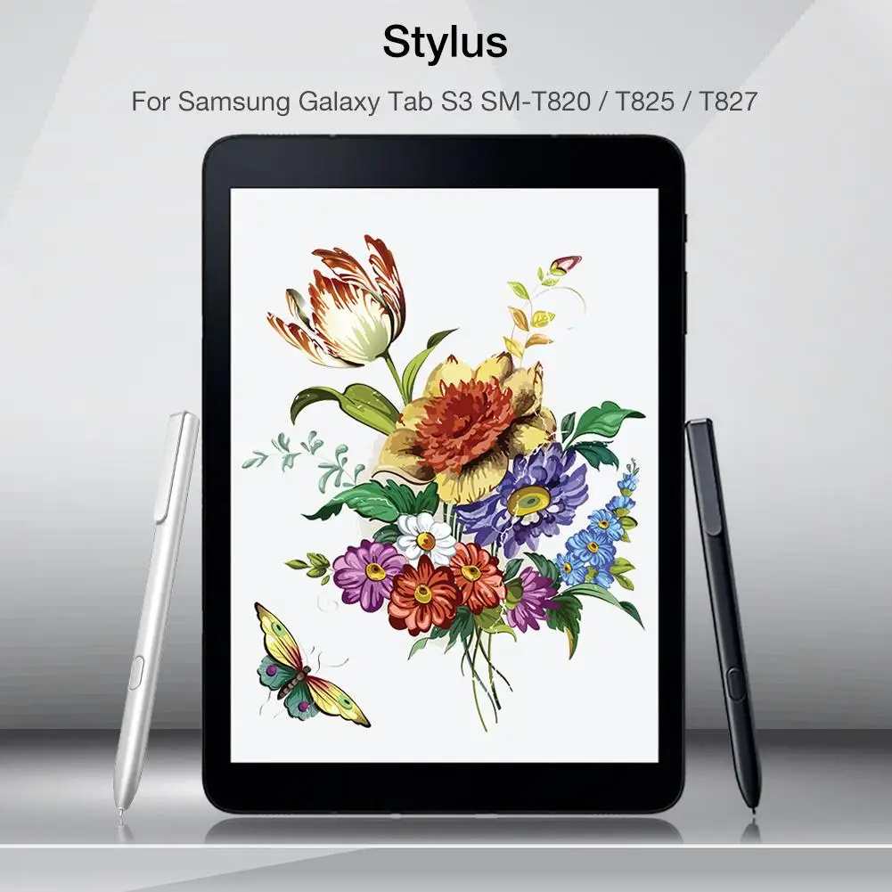 Стилус для samsung Galaxy Tab S3 LTE T820 T825 T827 металлический пластик черный/серебристый стилус Электромагнитная ручка SPEN Замена