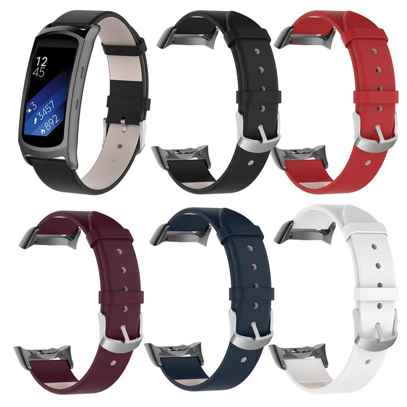 Ремешок для часов из натуральной кожи браслет сменный ремешок Samsung Gear Fit2/Fit 2 Pro SM