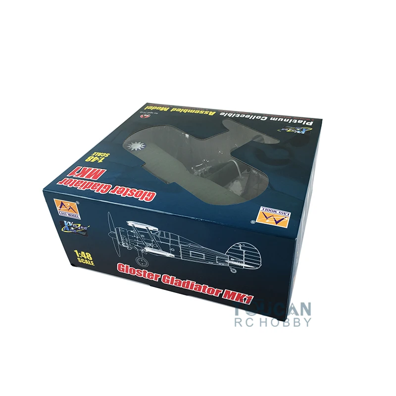 Easy Model 39321 1/48 зеленый Глостер в гладиаторском стиле MK1 истребитель готовой Jet