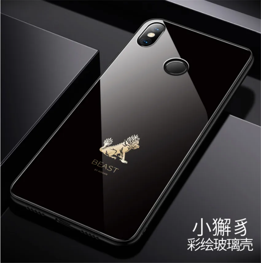 Роскошный чехол из закаленного стекла для Xiaomi mi mix 3, мягкий чехол из ТПУ с краями для Xiaomi mi mix 3 2s 2 mix3, чехол Aixuan