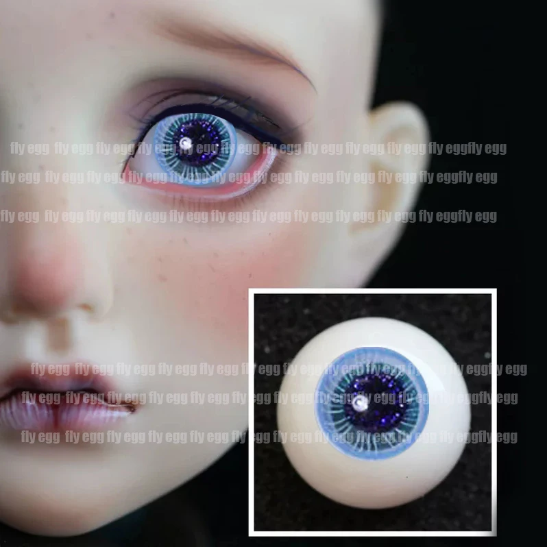 Новый голубой свет Bjd глаза для кукол BJD куклы игрушки sd окуляры 1/3 1/4 1/6 8 мм 14 16 18 20 22