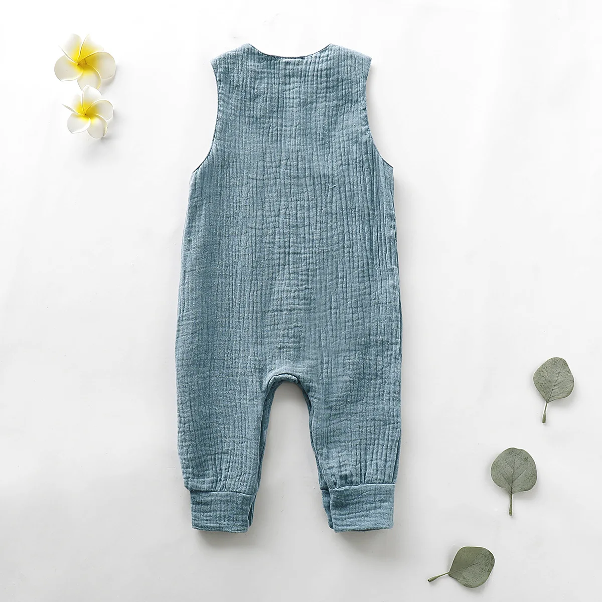 2019 осенняя одежда для малышей Детские повседневные Комбинезоны без рукавов