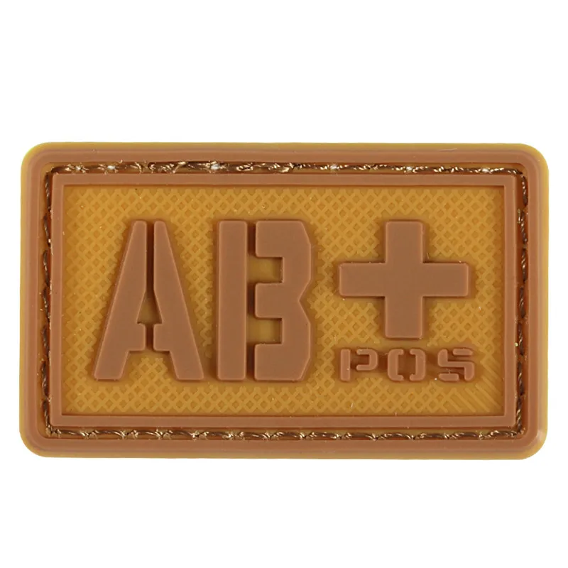 Желтые сувениры Черлидинга фосфоресцирующие ПВХ A+ B+ AB+ O+ POS A-B-AB-O-NEG группа патч наклейки Швейные наклейки