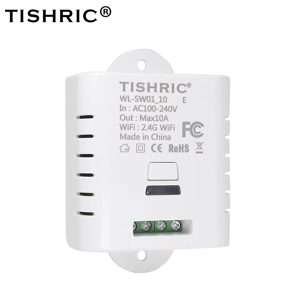 TISHRIC eWelink, умный светильник, светодиодный Wifi Пульт дистанционного управления, таймер, модуль, умный дом, автоматизация, Google Home, Alexa 10A/16A, 220 В - Комплект: 16A