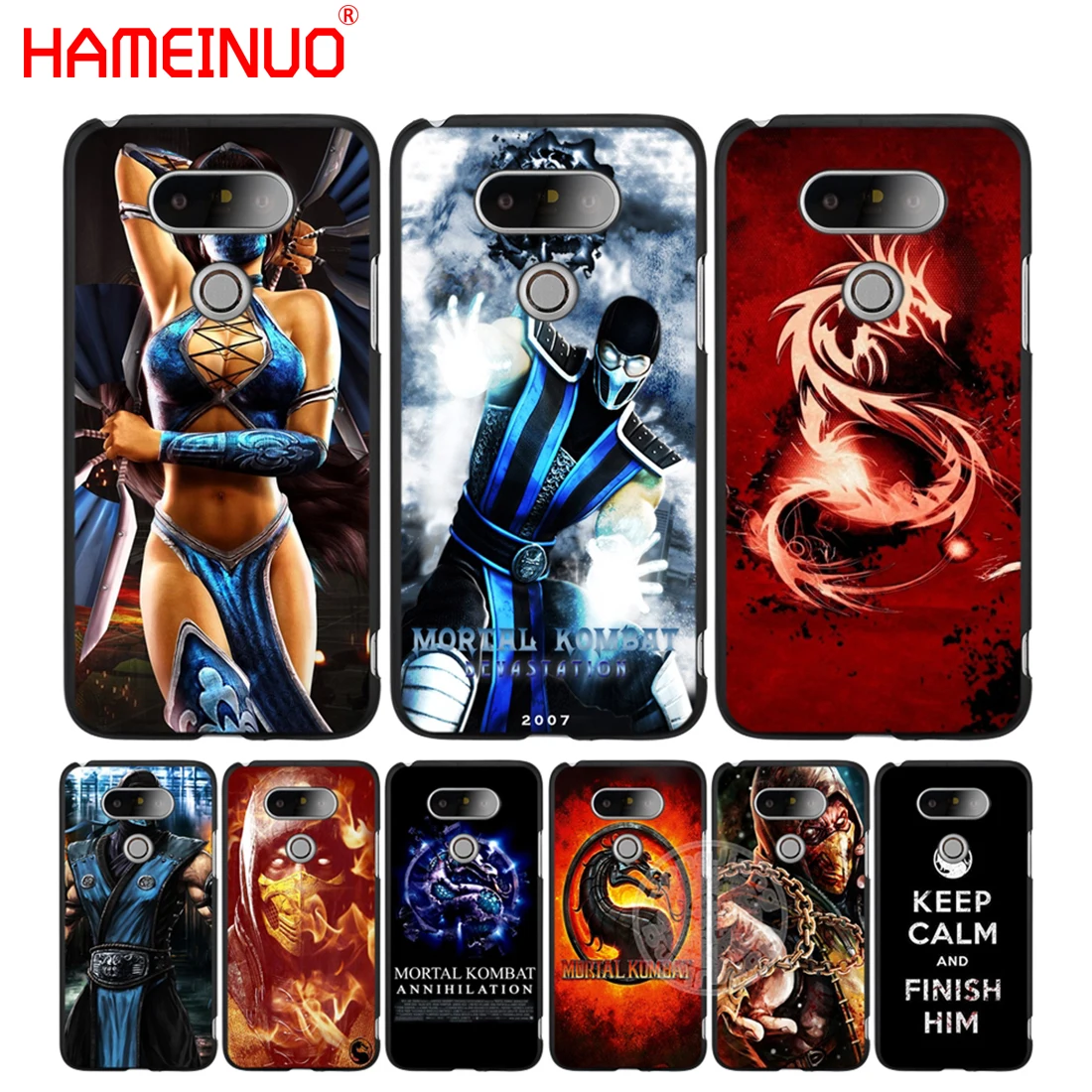 Чехол HAMEINUO Scorpion Sub Zero Mortal Kombat x для телефона LG G6 G5 K10 K7 K4 magna Spirit 2016 2017 | Мобильные