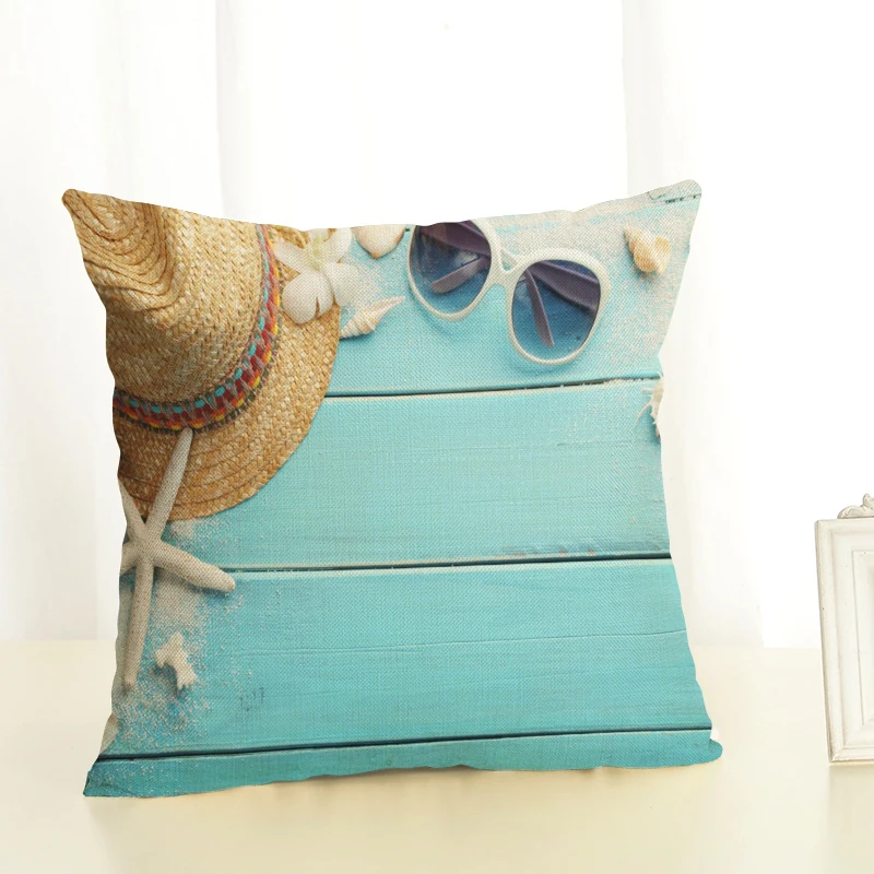 Фото New Arrival Cotton Linen Cushion Cover Mediterranean Style Ocean Printing Throw Pillow Dog Chair Square Cojines Дом и сад New Arrival Cotton Linen Cushion Cover Mediterranean Style Ocean Printing Throw Pillow Dog Chair Square Cojines Дом и сад