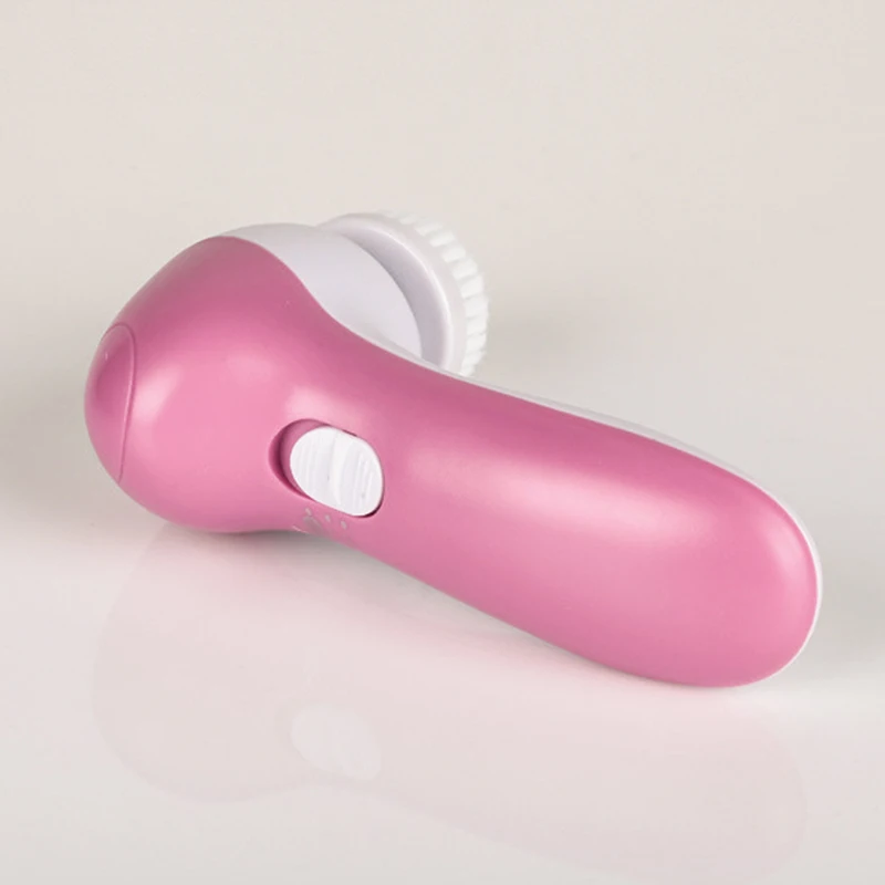 Pore Cleaner Body Cleaning Massage 5 in 1 Electric Wash Face Cleansing Machine Facial Mini Skin Beauty Massager Brush | Красота и