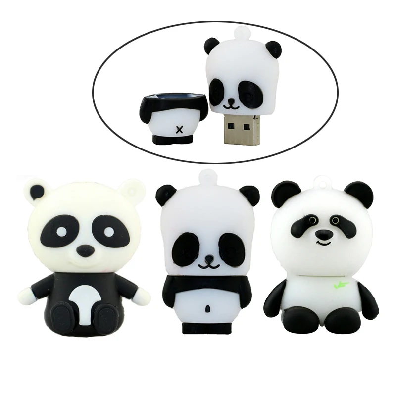 Usb флеш накопитель с изображением животных панды 4 ГБ 8 16 32 64 ГБ|pendrive|stick on wall paperpendrive