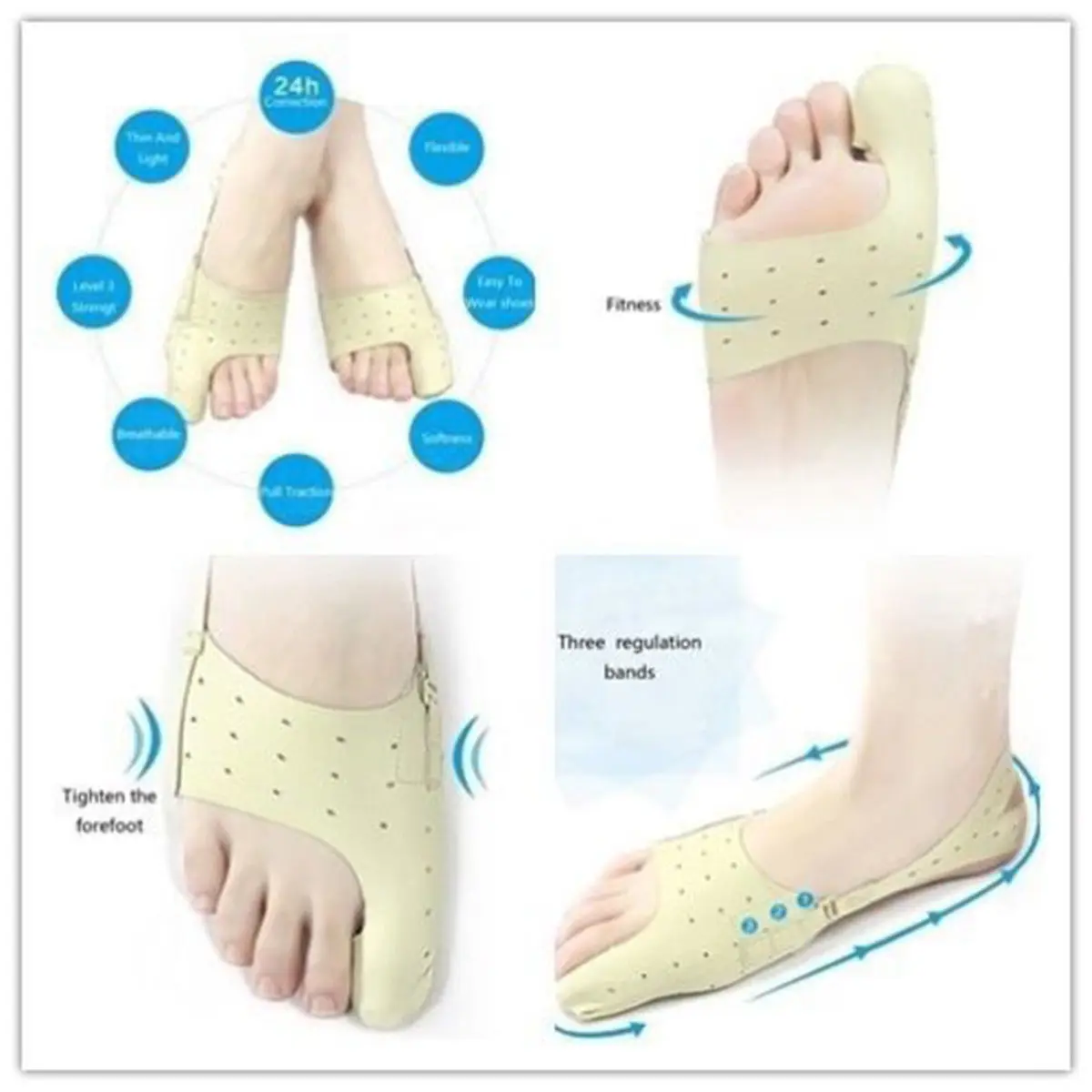 Эластичный корректор Bunion 1 шт. инструмент для ухода за ногами разделитель