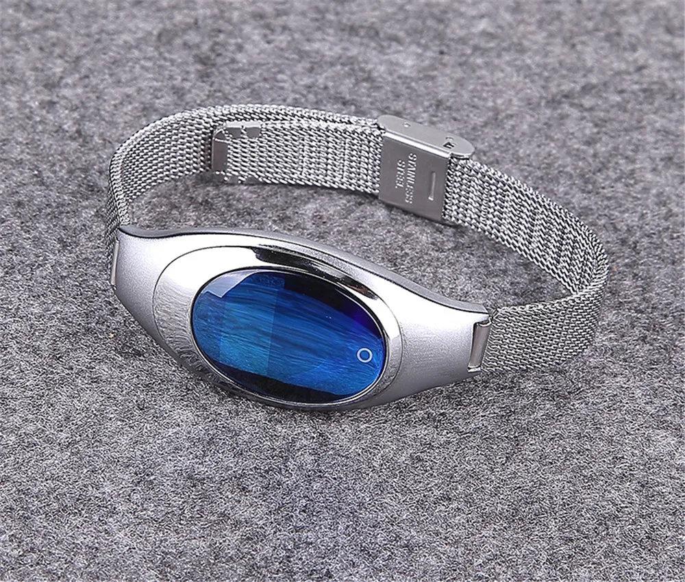 Водонепроницаемый Z18 женский умный Браслет Bluetooth Смарт Браслет для измерения кровяного давления пульса фитнес-монитор Шагомер Смарт-браслет