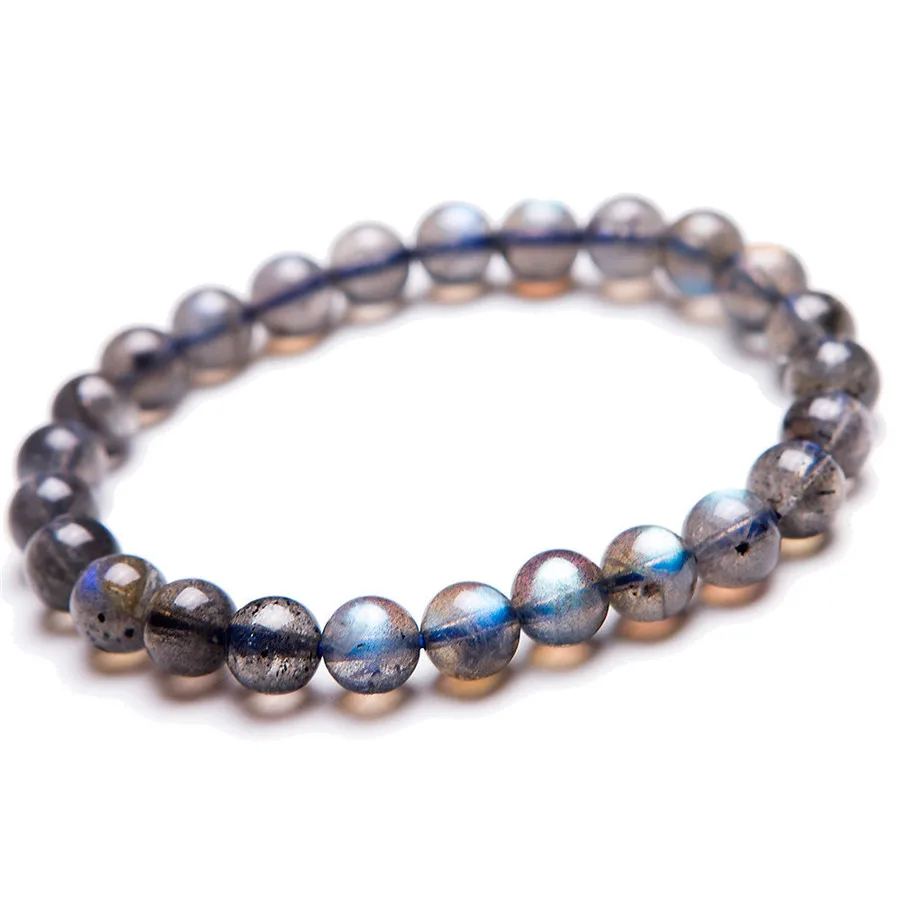 

Natural Labradorite Bracelet Jewelry For Women Lady Men Luck Gift Crystal Beads Moonstone Gemstone Strands AAAAA 6mm 7mm 8mm 9mm