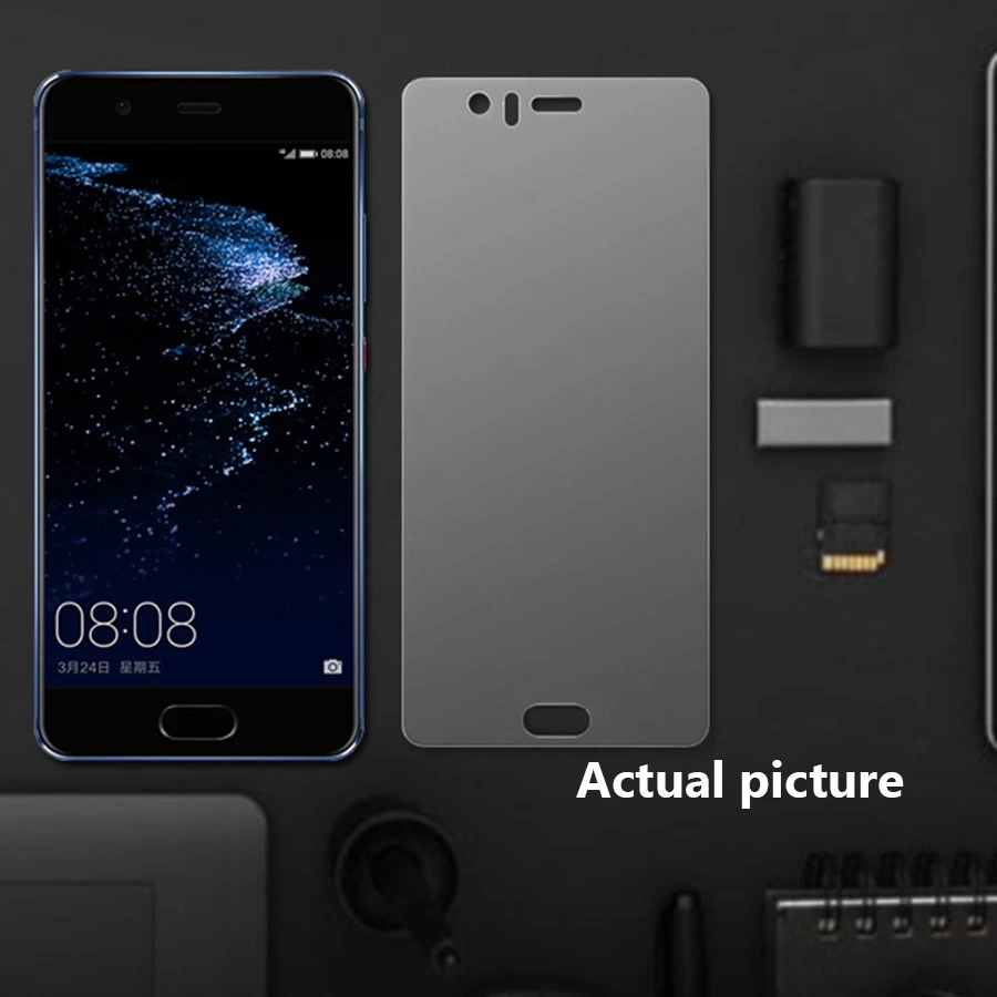 Защита экрана для Huawei Honor 8 9 без отпечатков пальцев матовое закаленное стекло