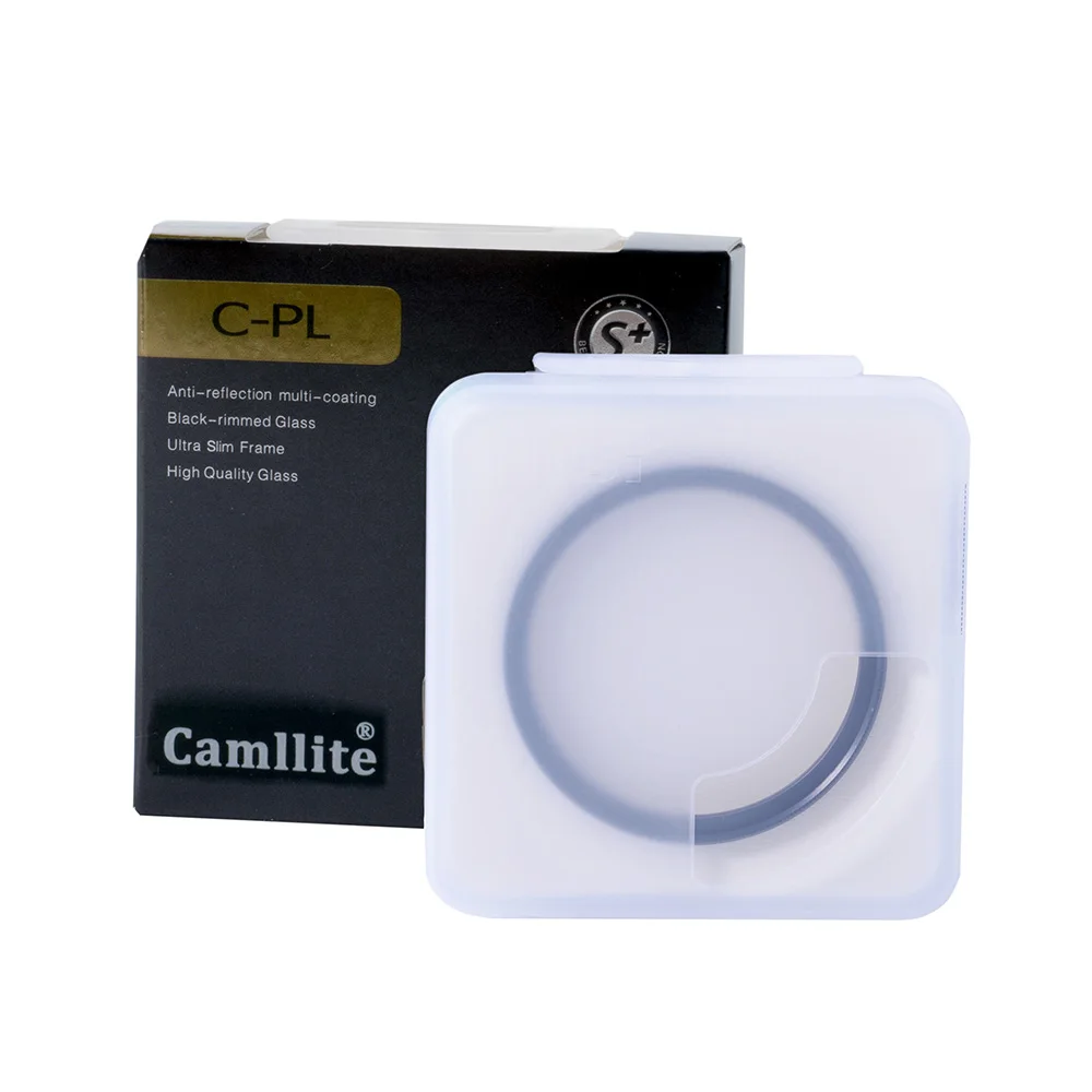 Camllite Silm Ultra CPL Polarizer Filter 55mm 58mm 62mm 52mm 67mm 72mm For Nikon Canon Sony Fujifilm Pentax Olympus Lumix Lens |
