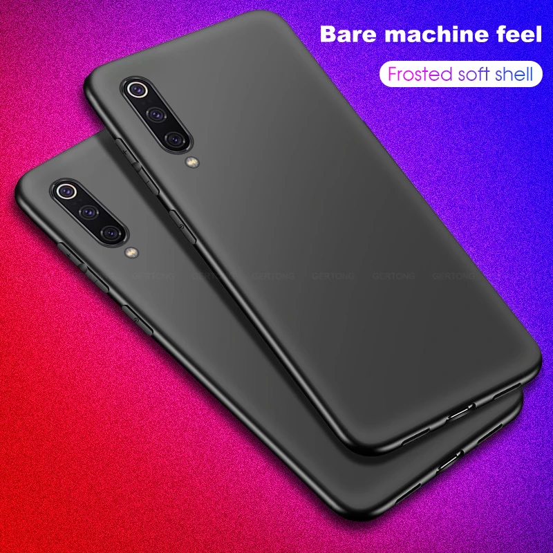 Матовый чехол Gertong для телефона Xiaomi Mi 9 Mi9 мягкий тонкий Ударопрочный силиконовый