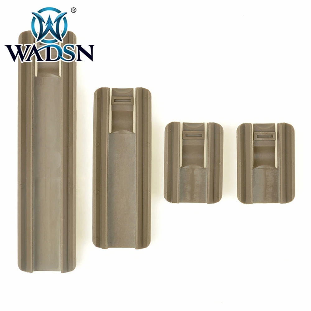 WADSN Airsoft рис Picatiny планка Вивера Обложка TD шрам Панель Комплектация Deluxe тактический аксессуары 8 шт./компл. направляющая для ствольной накладки крышка EX339