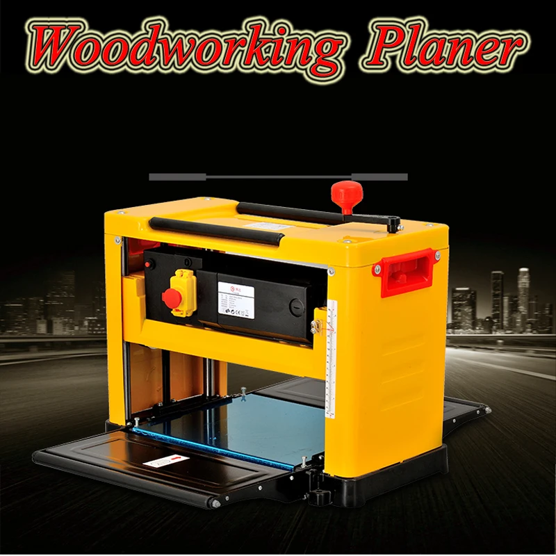 Woodworking Planer Multi-function 2000W High-accuracy Table Woodworking Thicknesser Wood Sander Bench Planer 12155