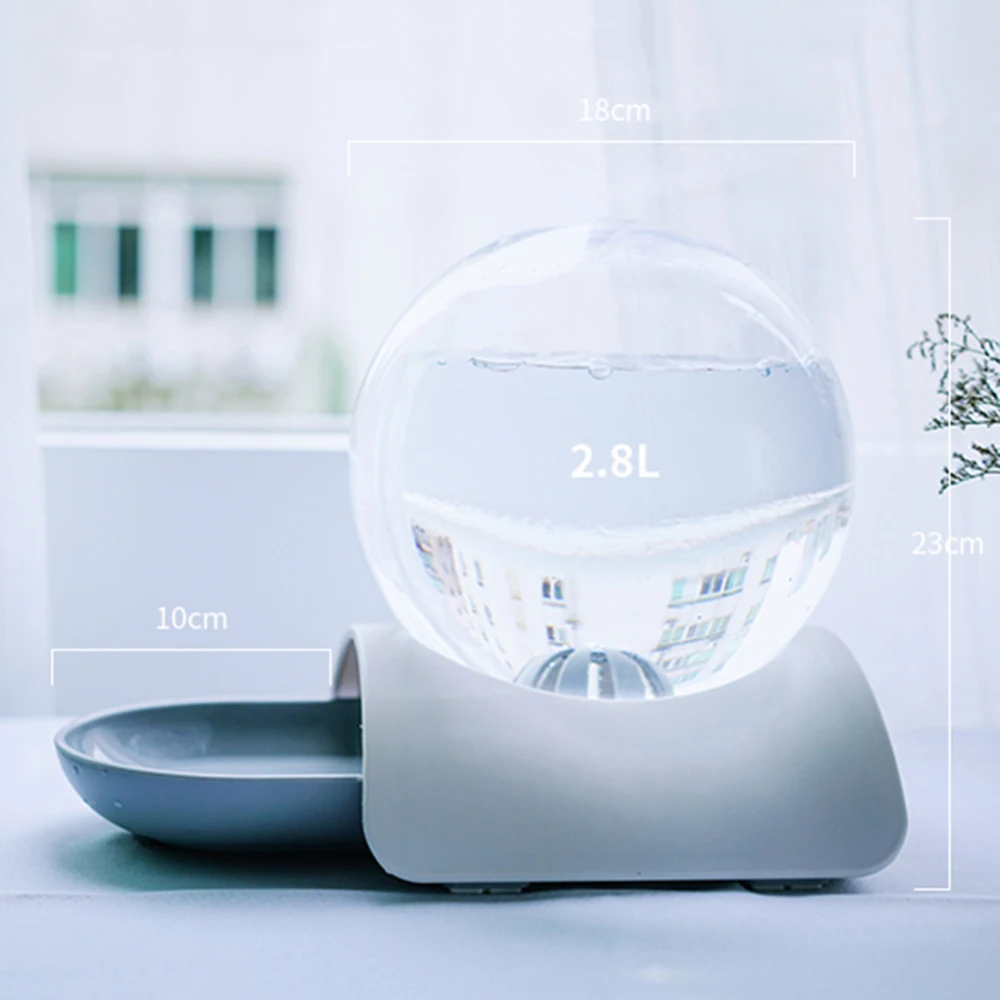 2.8L Automatic Cats Dogs Pet Feeder Pet Water Feeder Dispenser Cat Automatic Drinking Fountain for Cats Dogs