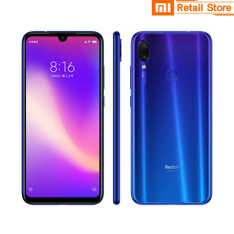 Мобильный телефон Xiaomi Redmi Note 7 Pro с глобальной прошивкой 6 ГБ + 128 Восьмиядерный