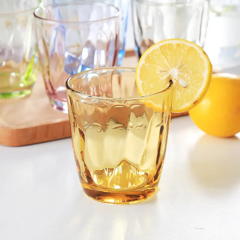 6 штук цветной набор водяного стекла Пивной стеклянный рекламный Подарочный